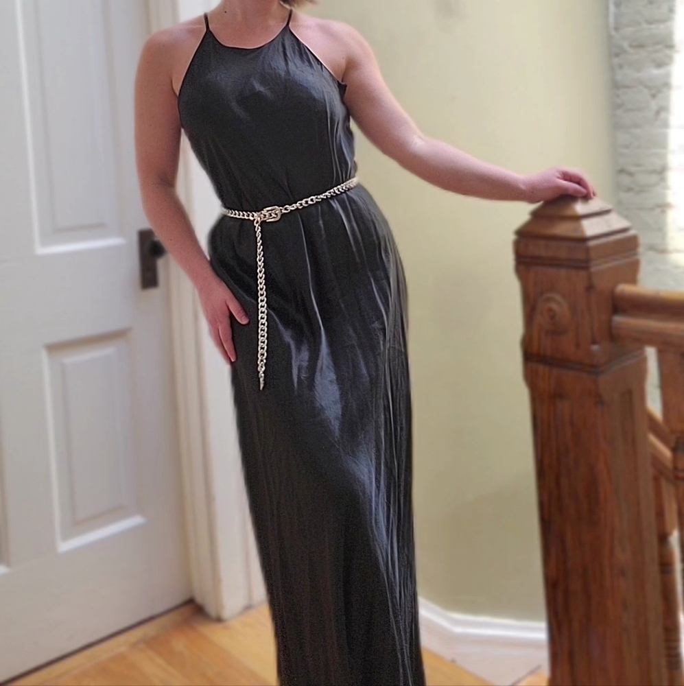 Vintage Satin Slip Dress
